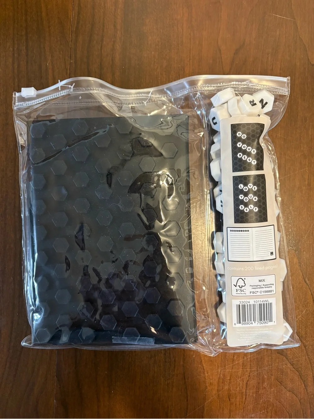 NWT Letter Board Silicone Journal with Moveable Letters